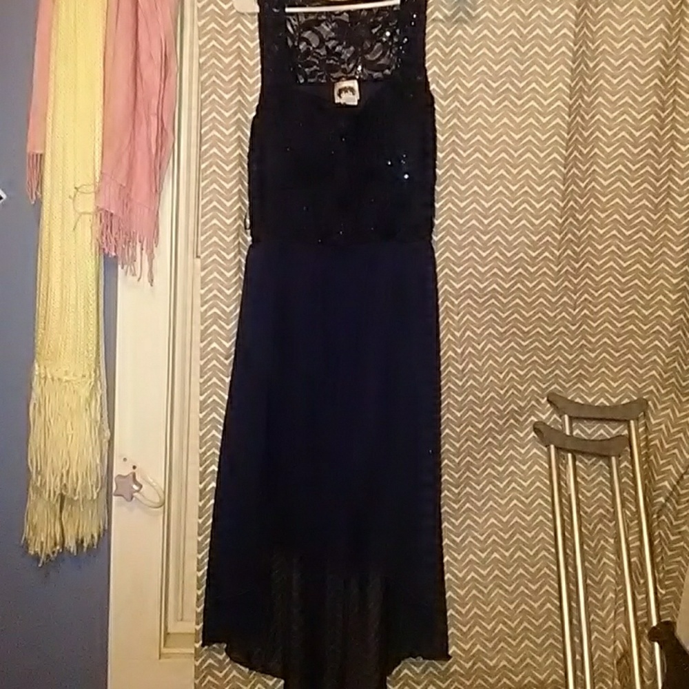 Blue deb dress